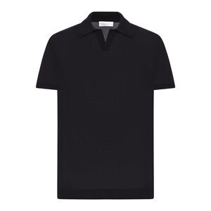 Roberto Collina Men Cotton Polo Shirt Without Buttons